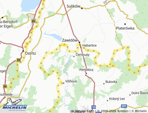 Mapa MICHELIN Černousy - ViaMichelin