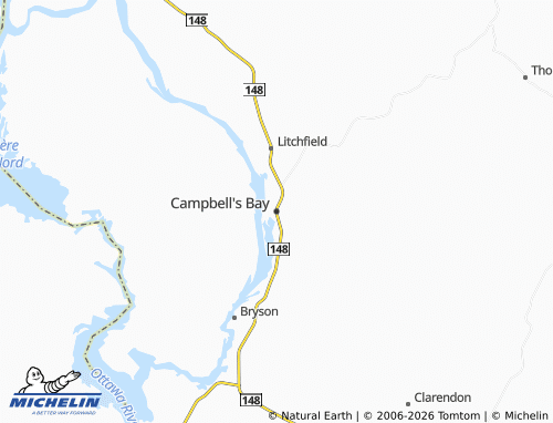 Mapa MICHELIN Campbell's Bay - ViaMichelin