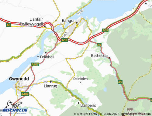 Mappa MICHELIN Pentir - ViaMichelin