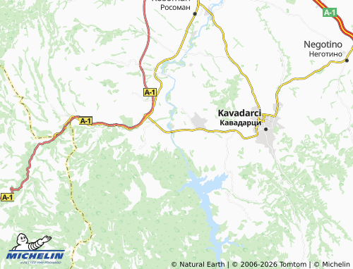 Mapa MICHELIN Vozarci - ViaMichelin