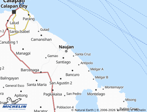 MICHELIN Santa Cruz map - ViaMichelin