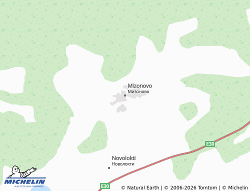 MICHELIN-Landkarte Mizonovo - ViaMichelin