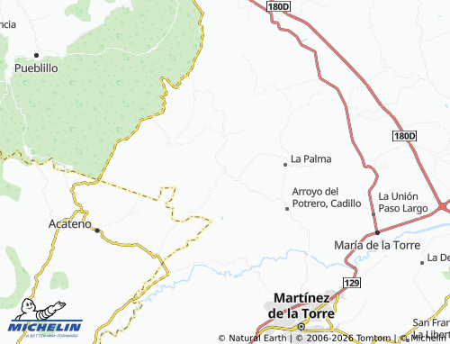 Mappa MICHELIN Manantiales - ViaMichelin
