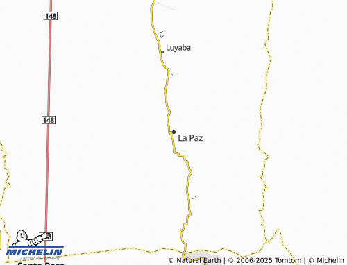 MICHELIN La Paz map - ViaMichelin