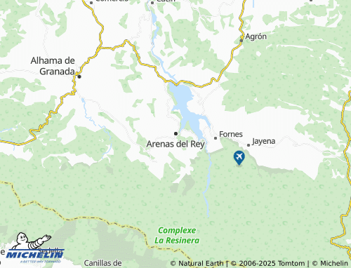 MICHELIN Arenas del Rey map - ViaMichelin