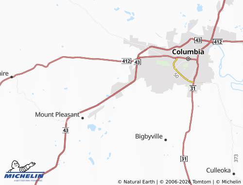 Mapa MICHELIN Ashwood - ViaMichelin
