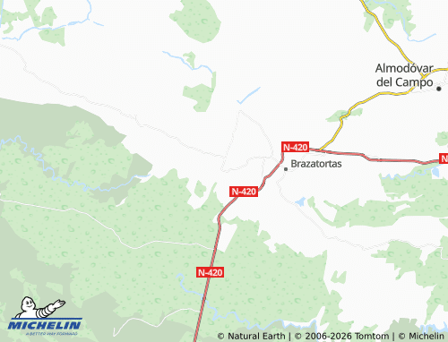 MICHELIN Veredas map - ViaMichelin