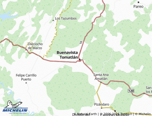 Mapa MICHELIN Jardín - ViaMichelin