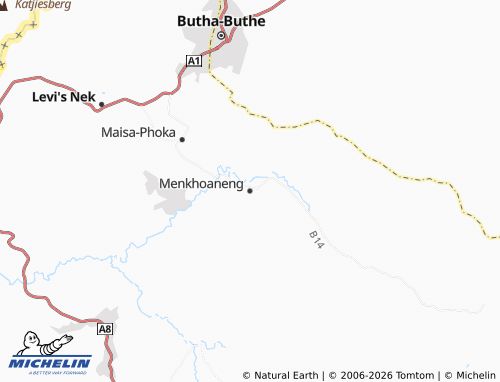 Mapa MICHELIN Menkhoaneng - ViaMichelin