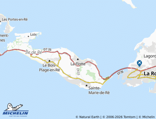 Mapa MICHELIN La Flotte - ViaMichelin