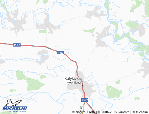 MICHELIN Ukrainske map - ViaMichelin