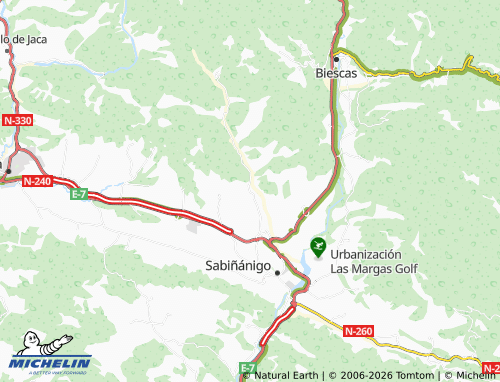 MICHELIN-Landkarte Larrés - ViaMichelin