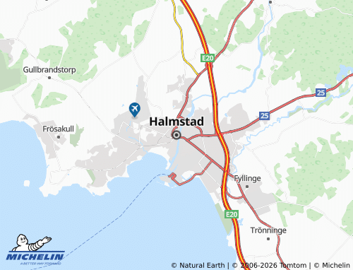 Mappa MICHELIN Halmstad - ViaMichelin