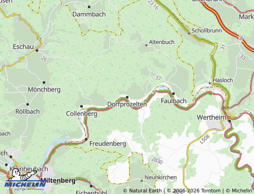 Mappa MICHELIN Dorfprozelten - ViaMichelin