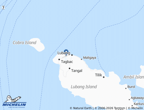 MICHELIN Lubang map - ViaMichelin
