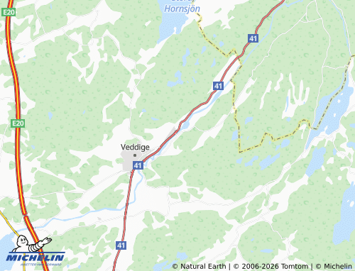 MICHELIN Fageråkra map - ViaMichelin