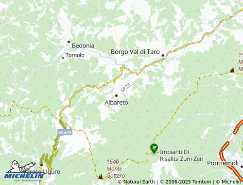 MICHELIN Case Mirani map - ViaMichelin