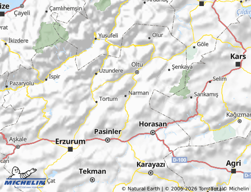 Mappa MICHELIN Narman - ViaMichelin