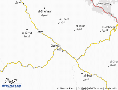 MICHELIN-Landkarte al-Rabwah - ViaMichelin