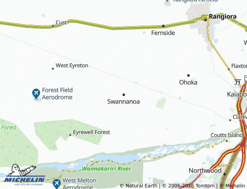 Mapa MICHELIN Swannanoa - ViaMichelin