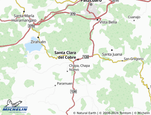 Mappa MICHELIN Churucumeo - ViaMichelin