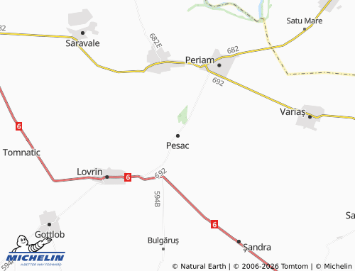 Mappa MICHELIN Pesac - ViaMichelin