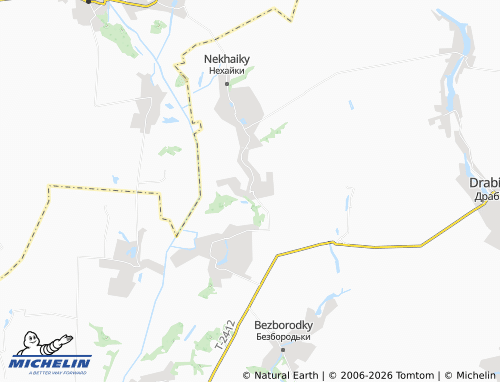 Mapa MICHELIN Zhornoklovy - ViaMichelin