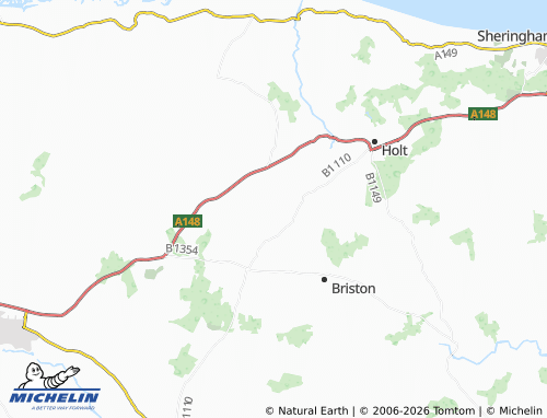Carte MICHELIN Brinton - ViaMichelin