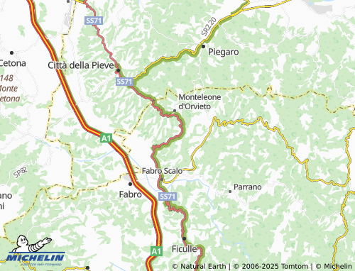 MICHELIN San Lorenzo map - ViaMichelin