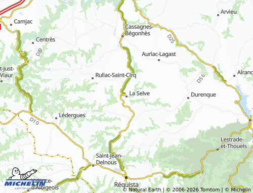 Mappa MICHELIN La Selve - ViaMichelin