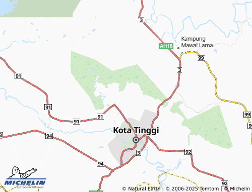 MICHELIN Kampung Bukit Lintang map - ViaMichelin