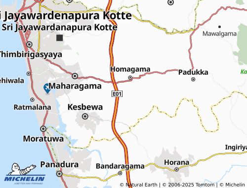 MICHELIN Magammana West map - ViaMichelin