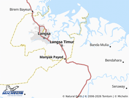 MICHELIN-Landkarte Alue Pineung Timue - ViaMichelin