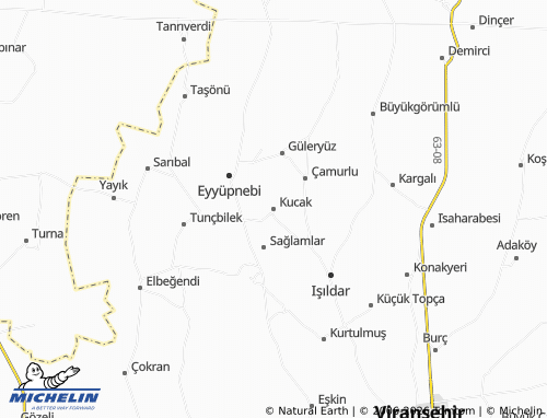 MICHELIN Kucak map - ViaMichelin