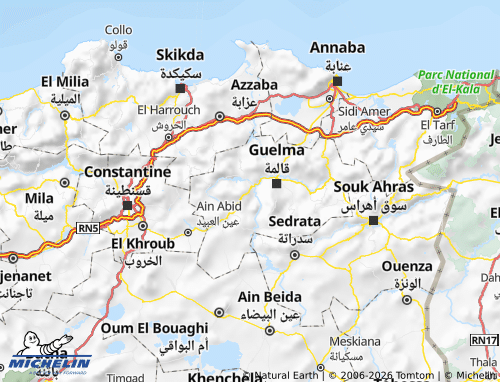 Mappa MICHELIN Ayn al-Hassaniyyah - ViaMichelin