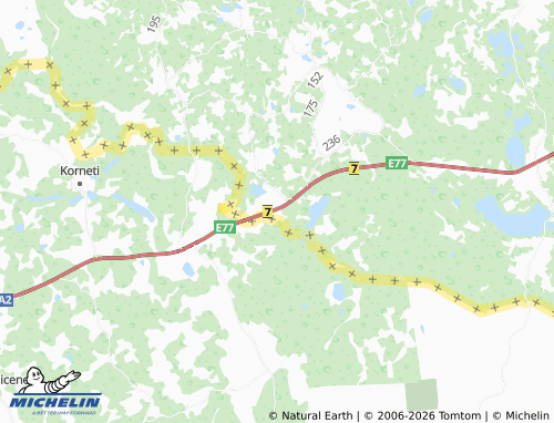 Mapa MICHELIN Naapka - ViaMichelin
