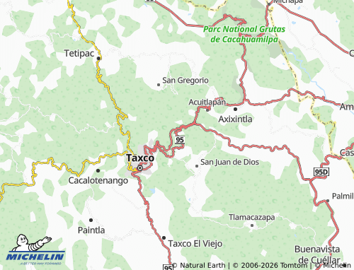 Mapa MICHELIN Huajojutla - ViaMichelin