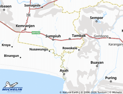 MICHELIN Plangkapan map - ViaMichelin