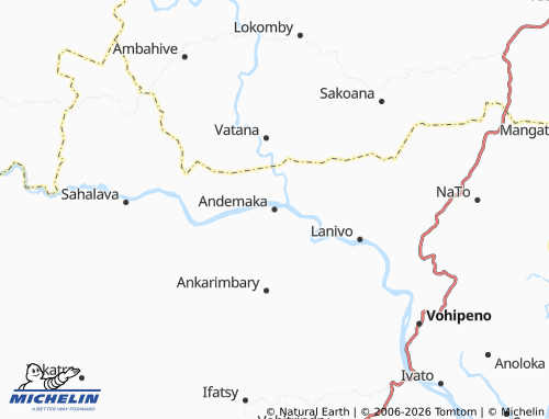 Mappa MICHELIN Andemaka - ViaMichelin