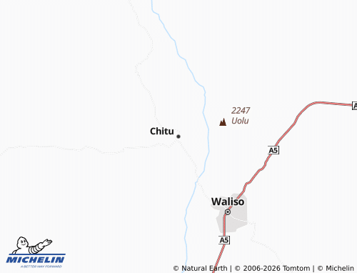 MICHELIN Tchitu map - ViaMichelin