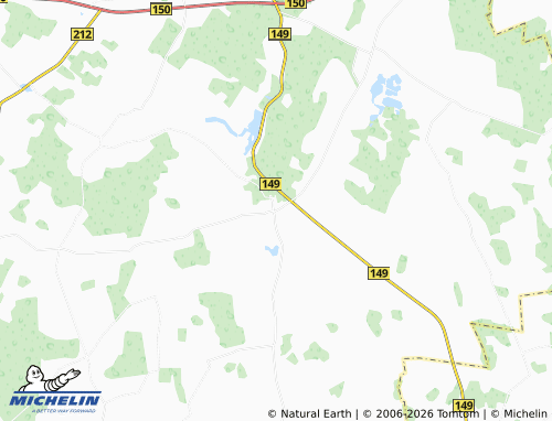 MICHELIN Rozalimas map - ViaMichelin