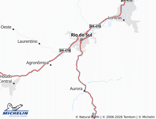 Mappa MICHELIN Albertina - ViaMichelin