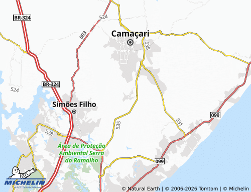 Mapa MICHELIN Parafuso - ViaMichelin