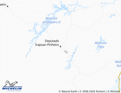 Mappa MICHELIN Deputado Irapuan Pinheiro - ViaMichelin