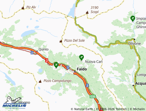 Carte MICHELIN Predélp - ViaMichelin