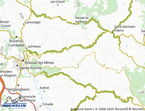 MICHELIN Saint-Martin-d'Ollières map - ViaMichelin