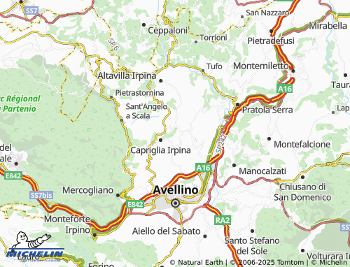 MICHELIN Taverna del Monaco map - ViaMichelin