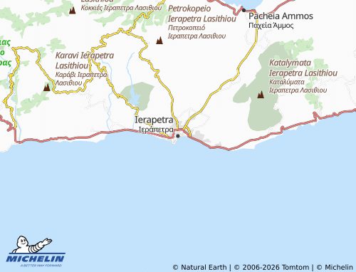 Mappa MICHELIN Ierapetra - ViaMichelin
