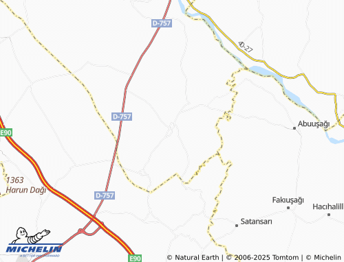 MICHELIN Ulupınar map - ViaMichelin