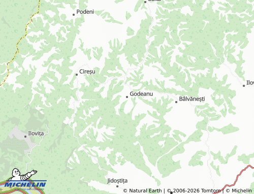 Carte MICHELIN Godeanu - ViaMichelin